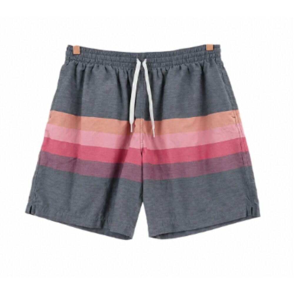 Chubbies Mens XL The Sunset Stripe Classic Swim Trunks